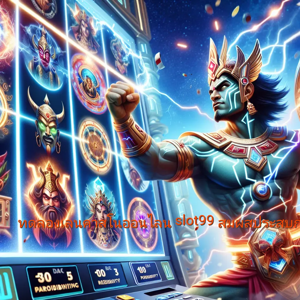 ทดลองเล่นคาสิโนออนไลน์ slot99 สัมผัสประสบการณ์ใหม่